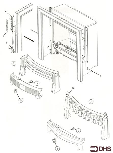 FIRE SURROUND/FENDER ASSY logo
