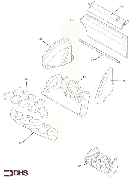 COAL BED & BACK PANEL logo