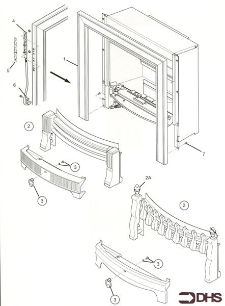 FIRE SURROUND/FENDER ASSY logo