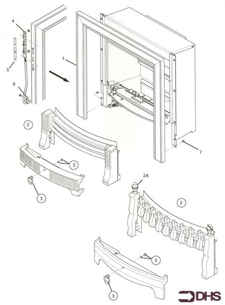FIRE SURROUND/FENDER ASSY logo
