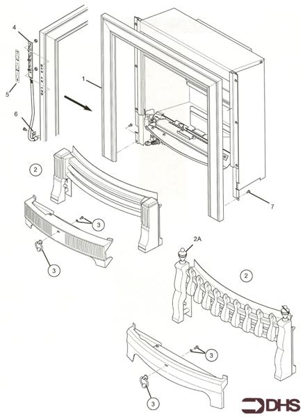 FIRE SURROUND/FENDER ASSY logo