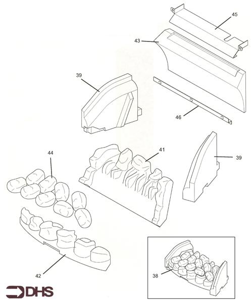 COAL BED & BACK PANEL logo