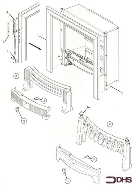 FIRE SURROUND/FENDER ASSY logo