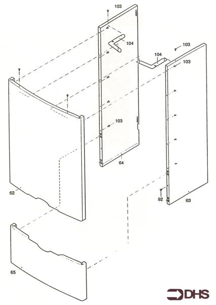 Exploded Diagram for OUTERCASE