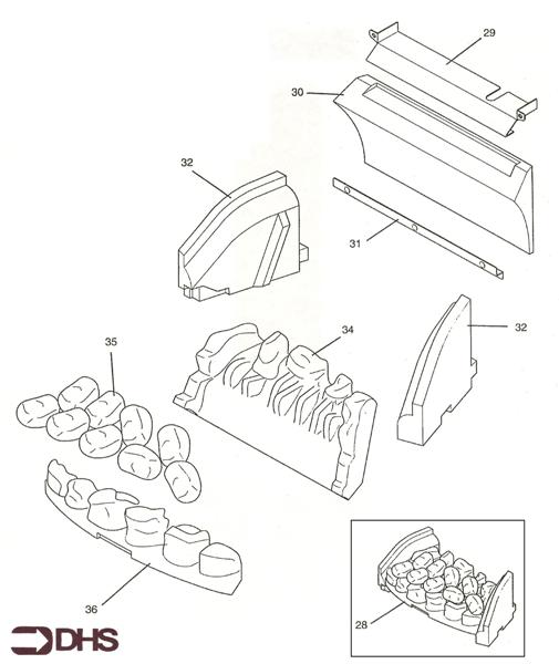 COAL BED & BACK PANEL logo