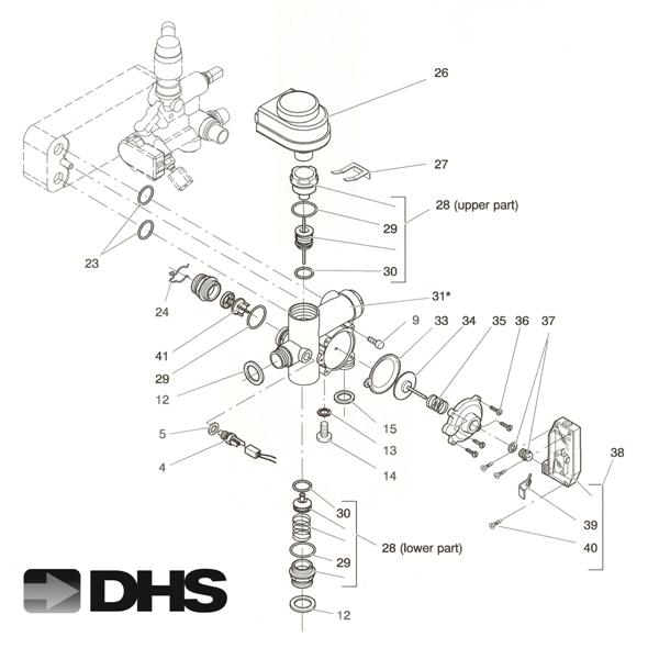 C H FLOW ASSY & 3 WAY DIVERTER logo