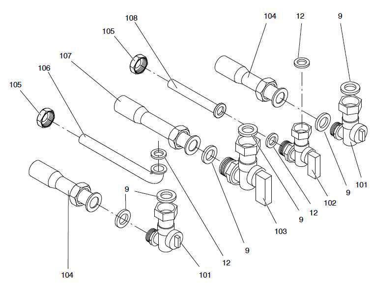 VALVES CONNECTION PIPES logo