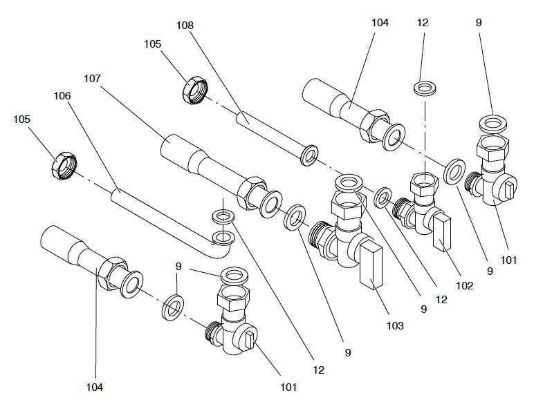 VALVES CONNECTION PIPES logo