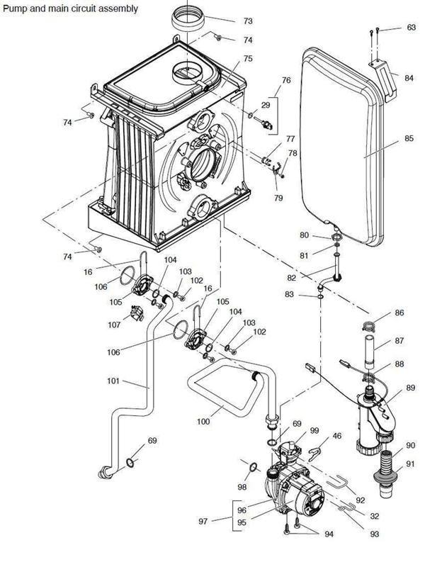 PUMP, MAIN CIRCUIT logo
