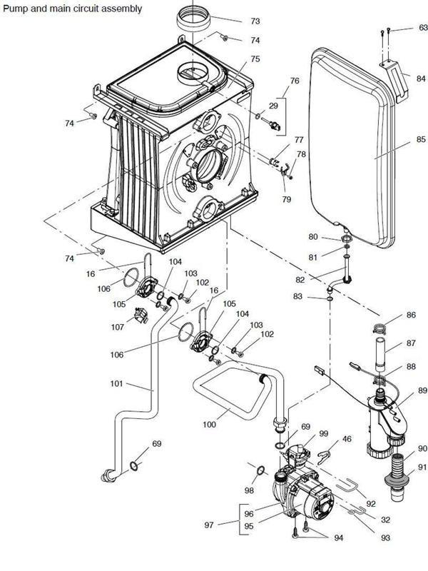 PUMP, MAIN CIRCUIT logo