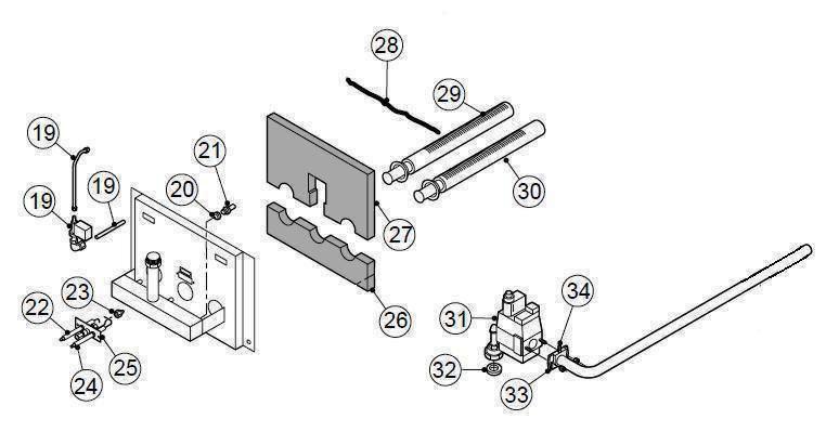 BURNER/GAS VALVE ASSEMBLY logo