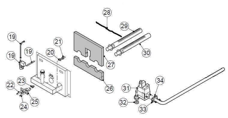 BURNER/GAS VALVE ASSEMBLY logo