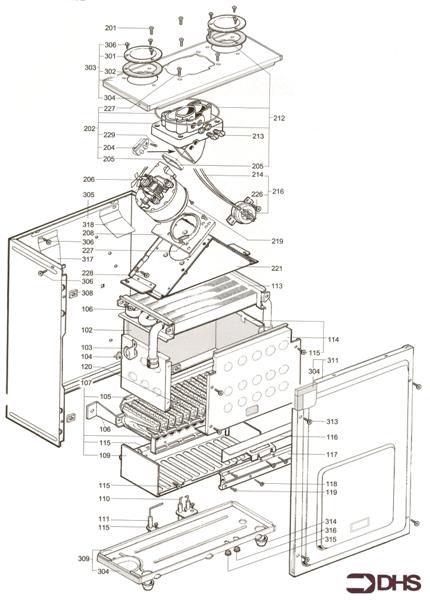 BURNER - FAN - SEALED CASE logo