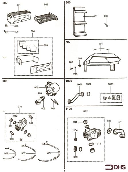 HTG BODY-FLUE ASSY-DIVERTER-PU logo
