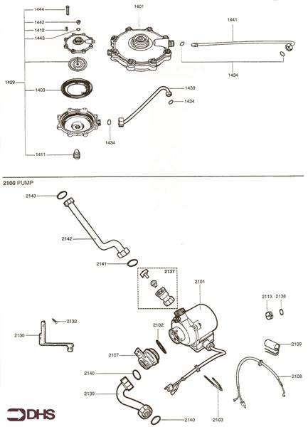 WATER SECTION ASSY - PUMP ASSY logo