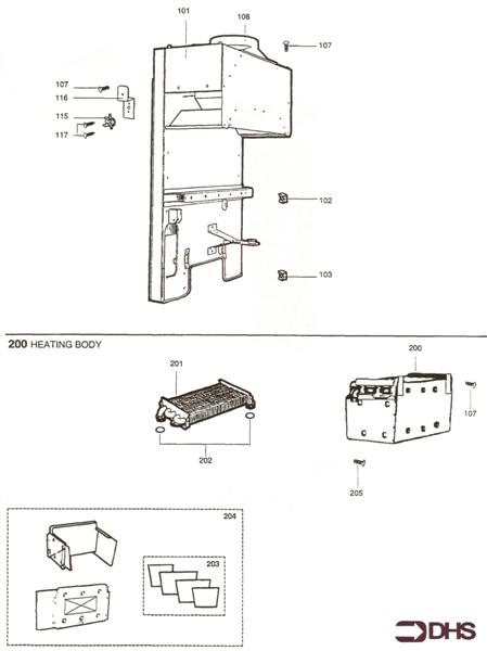 CHASSIS ASSY - HEATING BODY logo