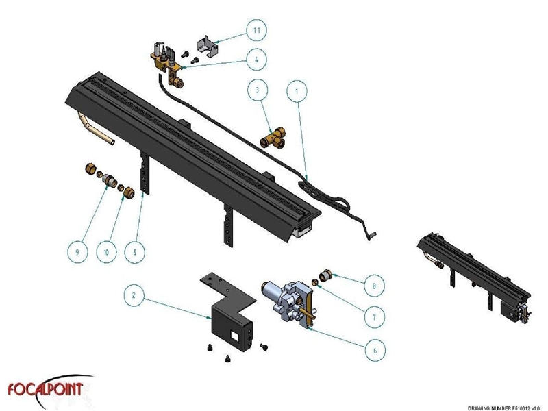 BURNER TRAY ASSEMBLY logo