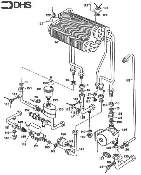 HEAT EXCHANGER FOR CH & DHW & logo