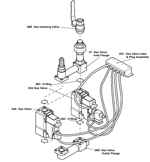 GAS TRAIN ASSEMBLY NAT GAS logo