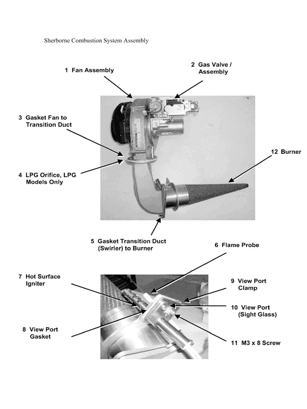 COMBUSTION SYSTEM ASSEMBLY logo