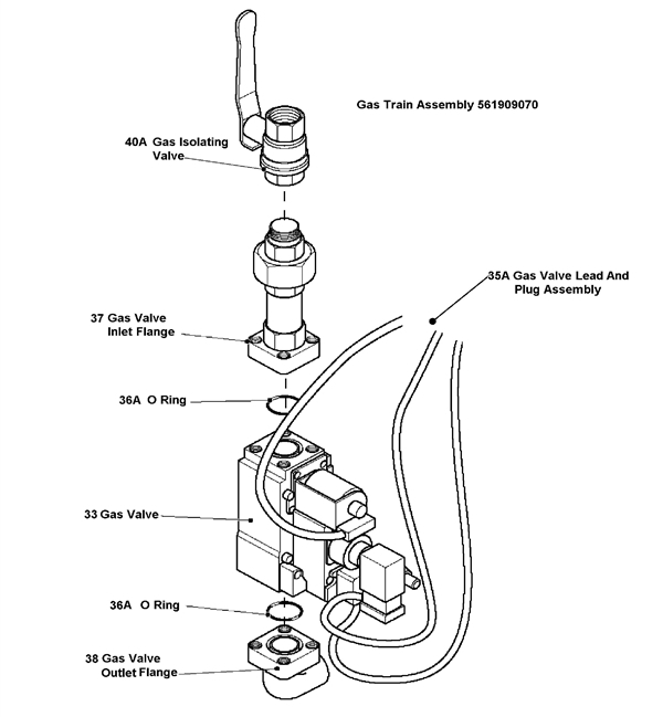 GAS TRAIN ASSEMBLY NAT GAS logo