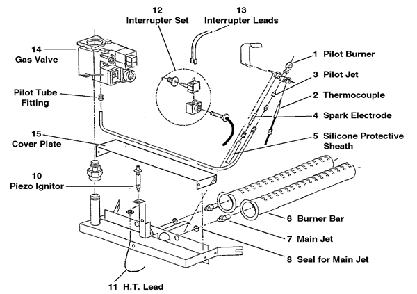 PERMANENT PILOT BURNER ASSEMBL logo