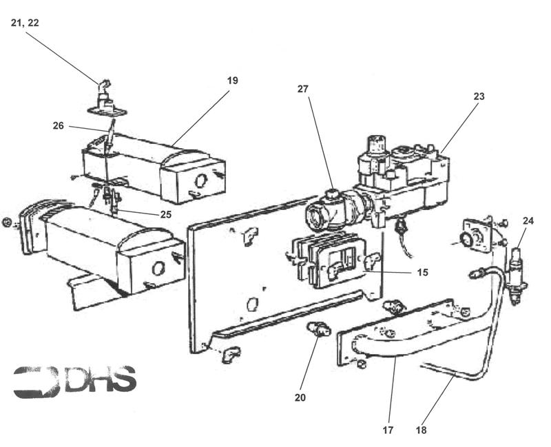 BURNER ASSY- HONEYWELL CONTROL logo