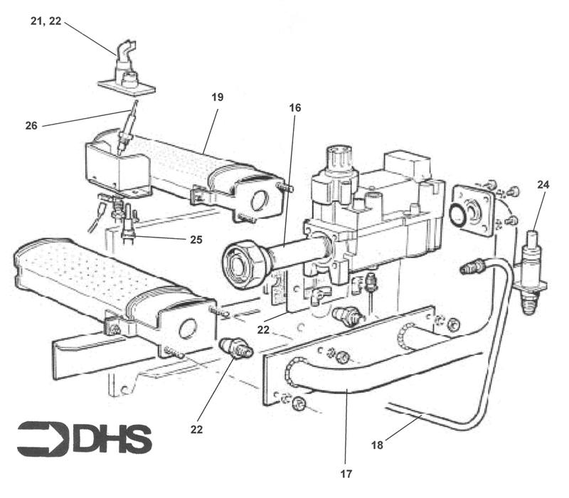 BURNER ASSY- HONEYWELL CONTROL logo