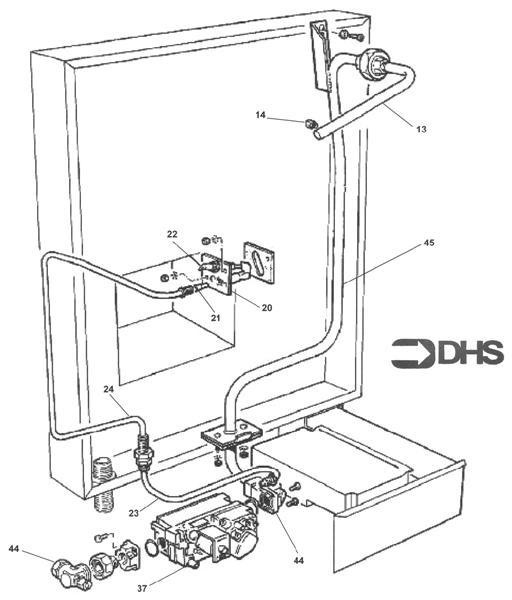 GAS LINES AND GAS VALVE ASSY logo