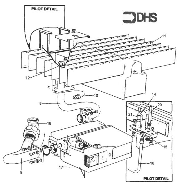 BURNER AND CONTROLS ASSY logo