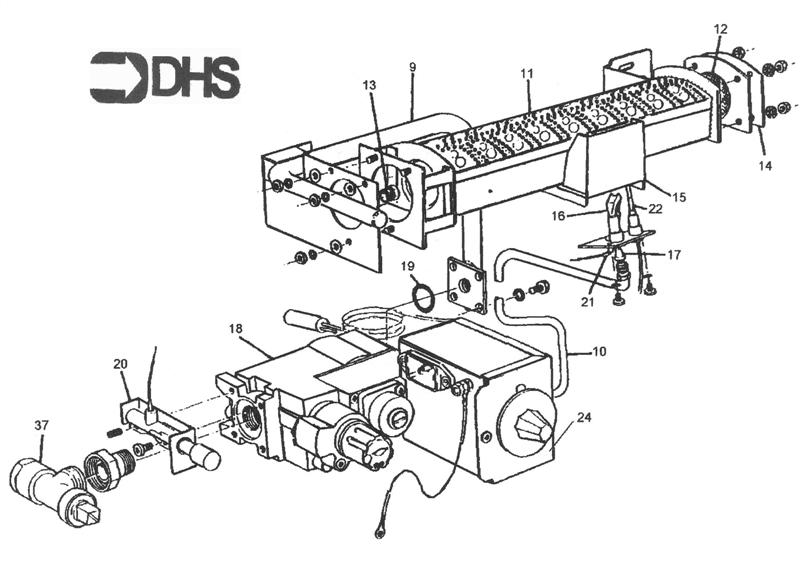 BURNER AND CONTROLS ASSY logo