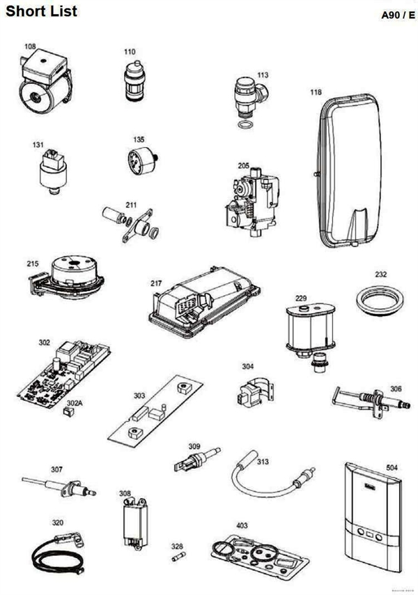 SHORT PARTS LIST logo