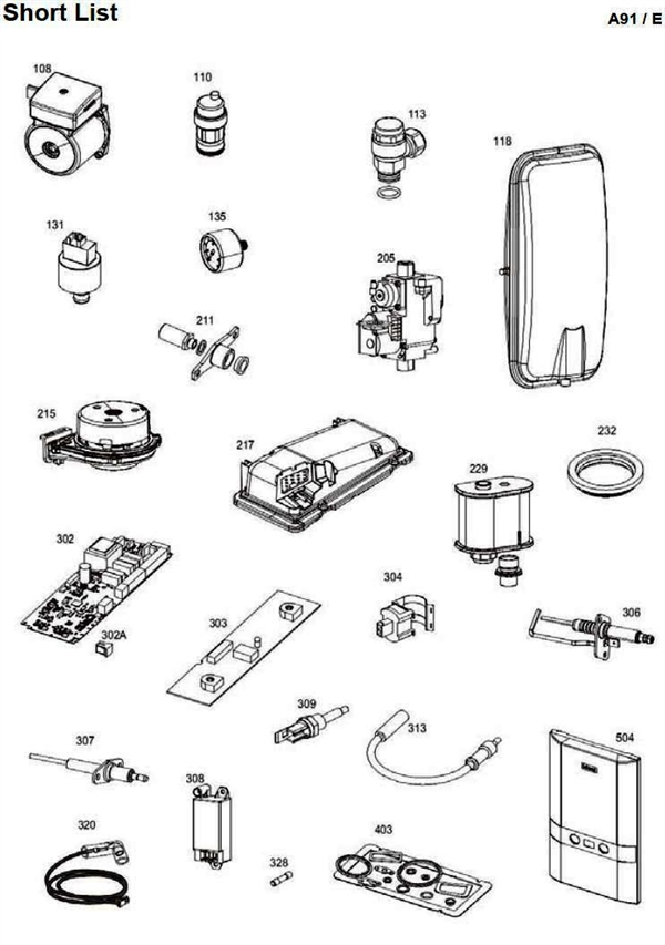 SHORT PARTS LIST logo