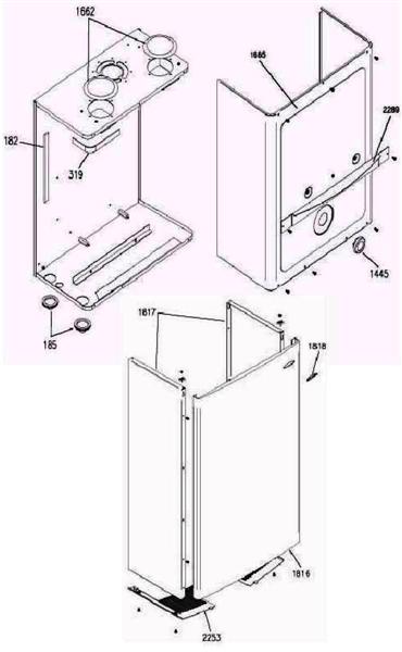 Exploded Diagram for CASE ASSEMBLY
