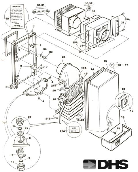 HEAT EXCHANGER & FLUE ASSEMBLY logo