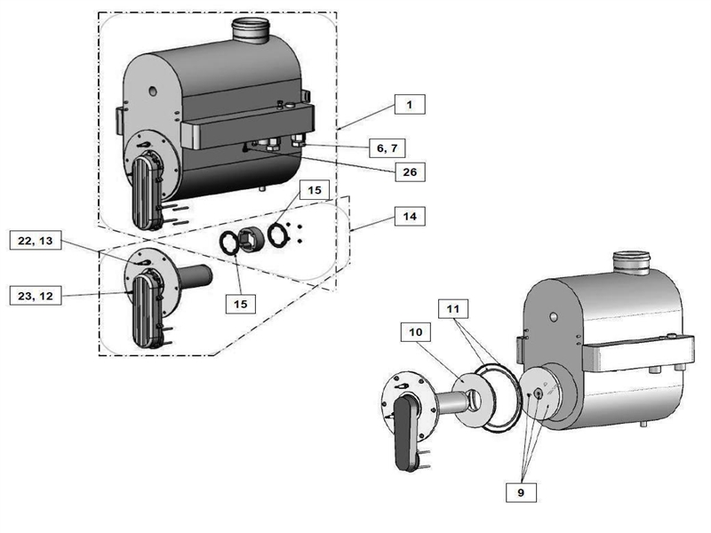 BURNER/HEAT EXCHANGER logo