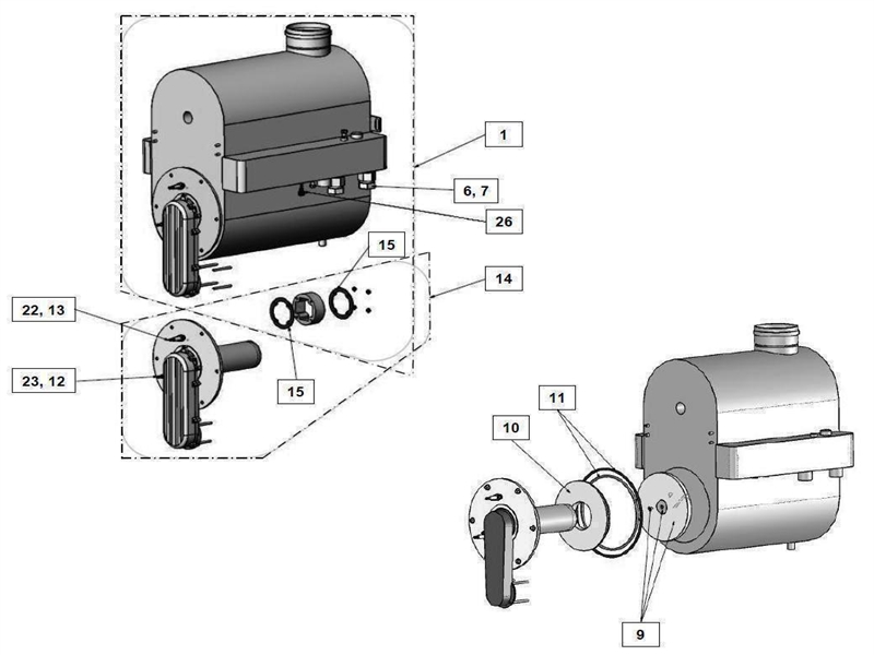 BURNER/HEAT EXCHANGER logo