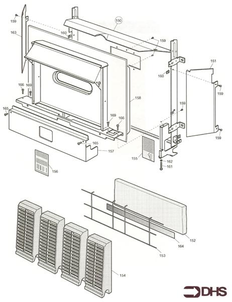 FIREBOX/ HEAT EXCH. APR 96 - J logo