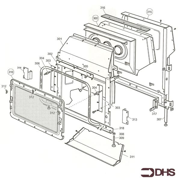 Exploded Diagram for FIREBOX ASSY
