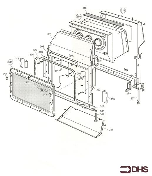 Exploded Diagram for FIREBOX ASSY