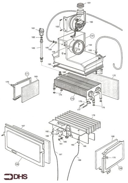 FLUEHOOD, HEAT EXCH. . BURNER logo