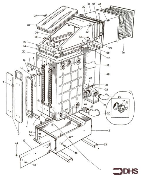 WATERWAY/ COMBUSTION ASSY logo