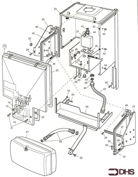 Exploded Diagram for OUTER CASING ASSY