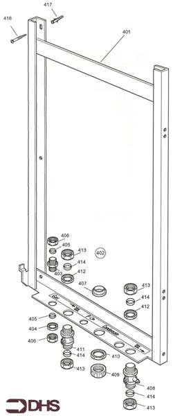 Exploded Diagram for WALL FRAME PACK