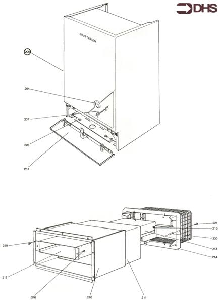 CASING AND FLUE ASSY logo