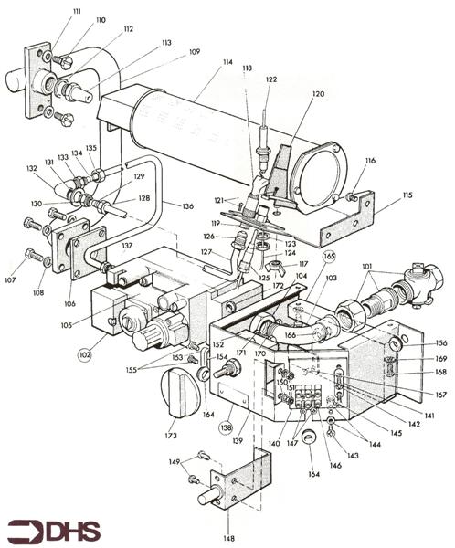GAS CONTROLS / BURNER AND TERM logo
