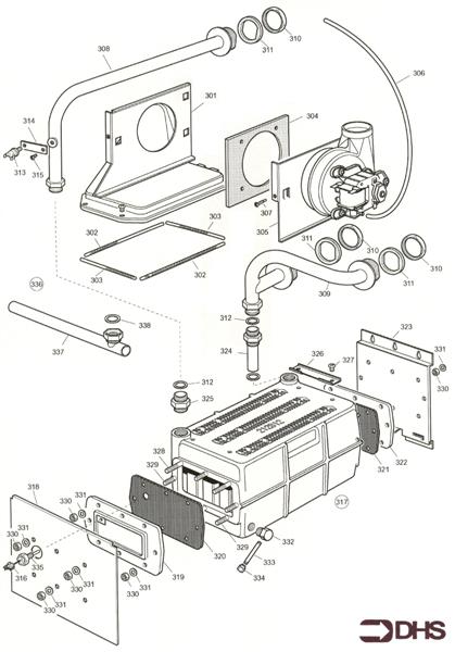 HEAT EXCH. & FLUEHOOD ASSY logo