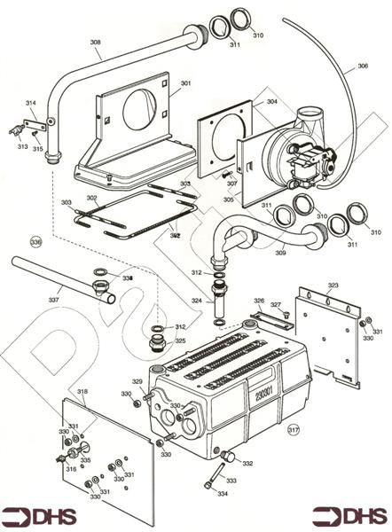 HEAT EXCH. & FLUEHOOD ASSY logo