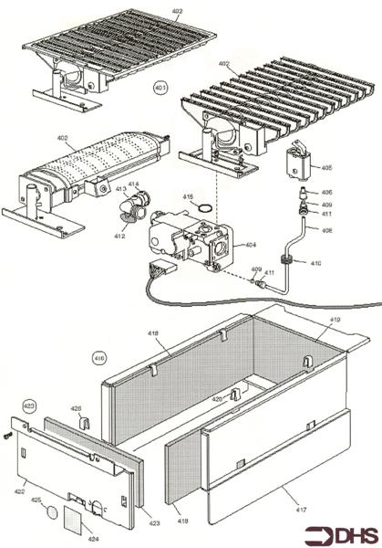 BURNER/ COMB. & GAS ASSY logo