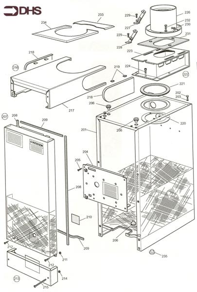 CASING AND FLUE ASSY - CF logo